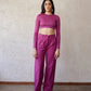 DOWNTOWN PANTS IN BERRY