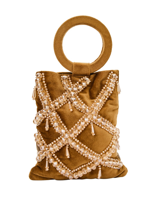 Rekha Gold Luminaire Bag