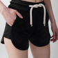 Velour Mini Shorts With Iconic Regent’s cord