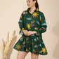 Autumn Dress in Hidden Spring Print (Green)