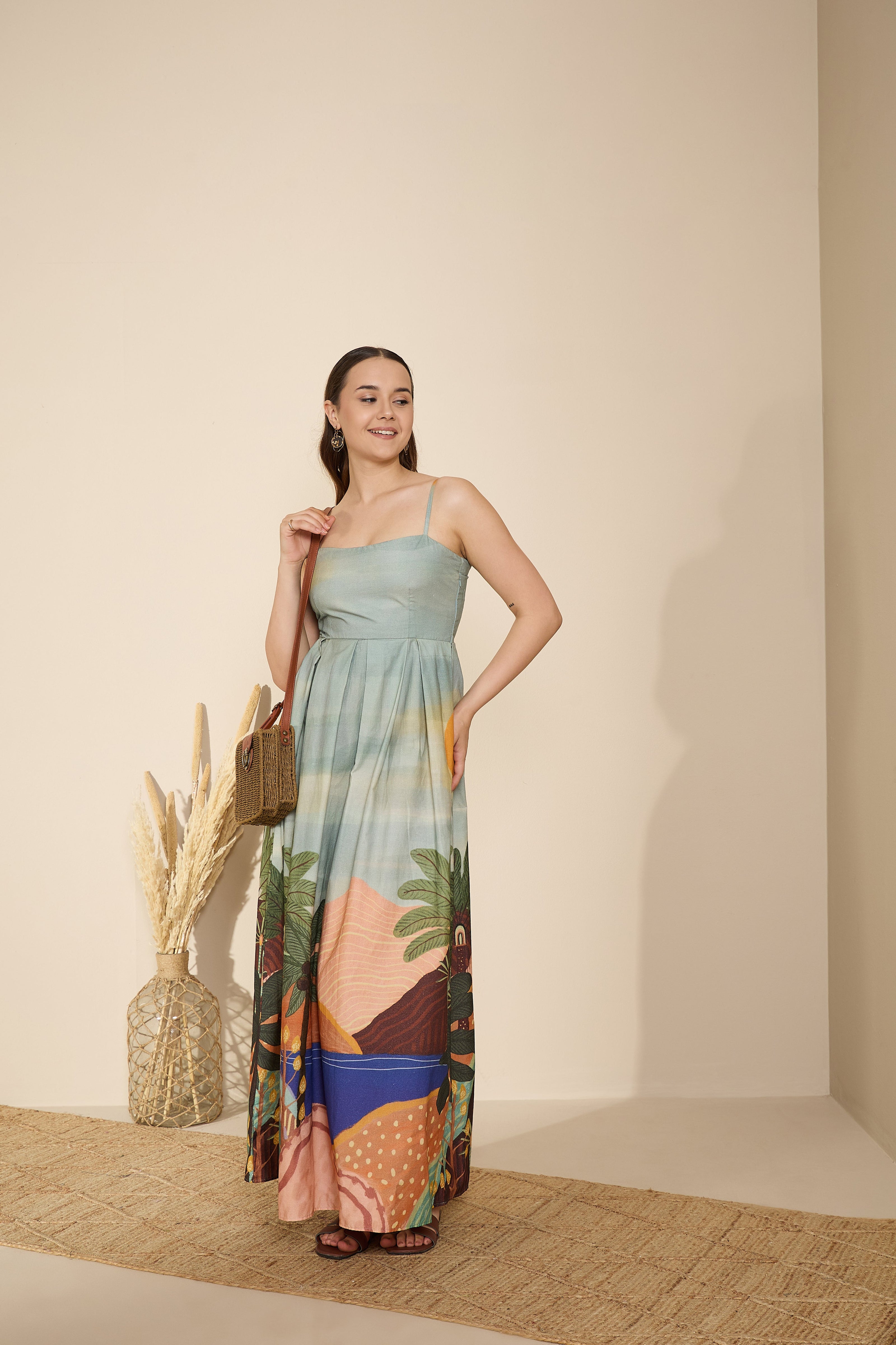 Charlotte Dress in Desert Bloom Print