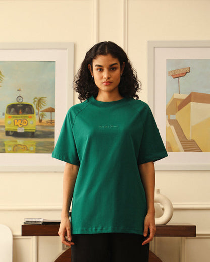 Mock-Neck-T-Shirt-British-Racing-Green