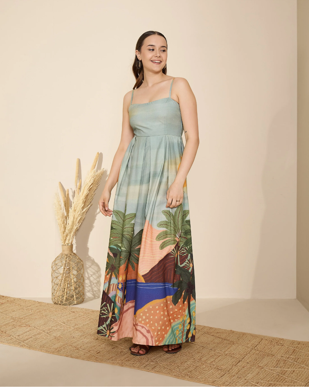 Charlotte Dress in Desert Bloom Print