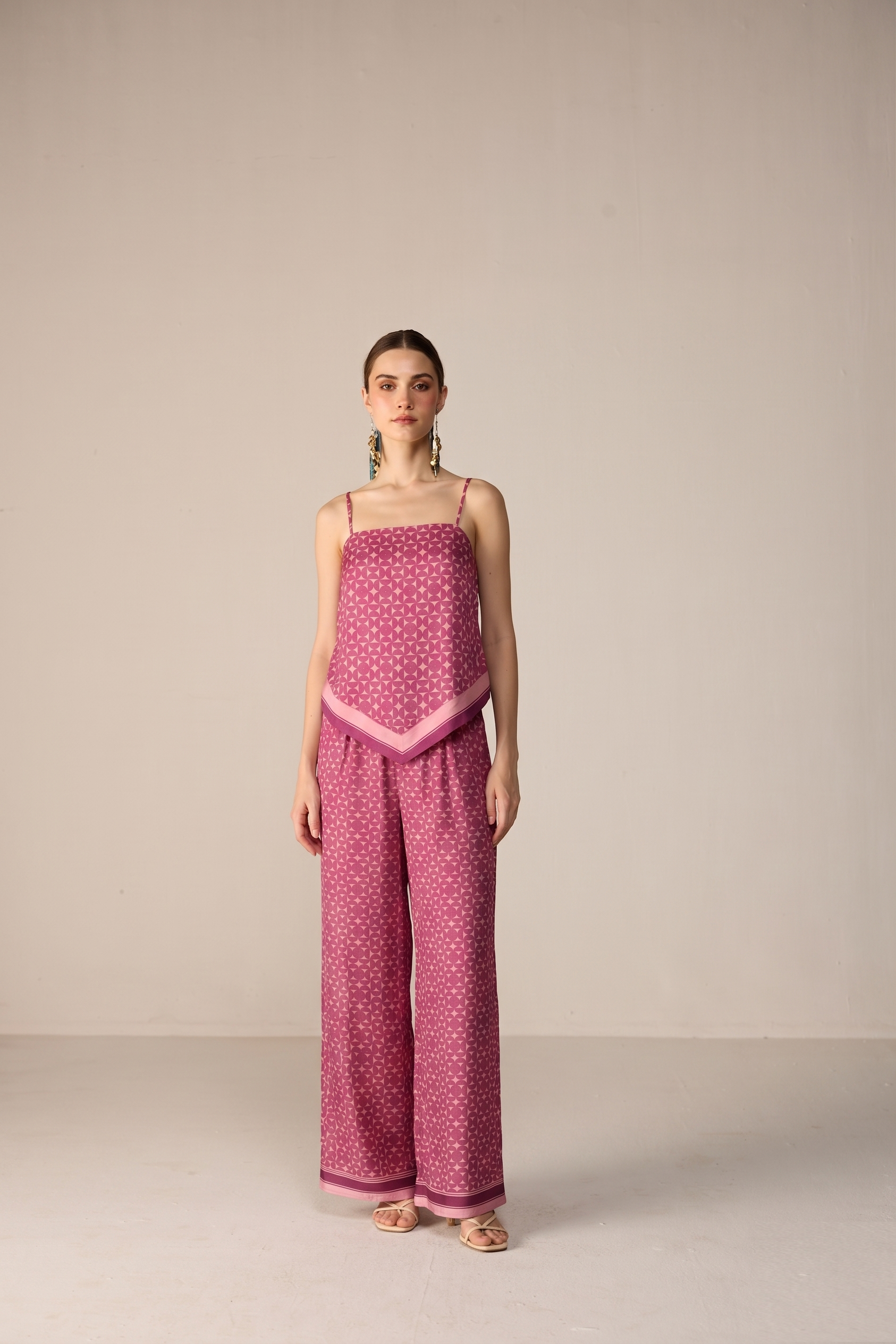 Yuna Top Co-ord Set - Orbit Berry