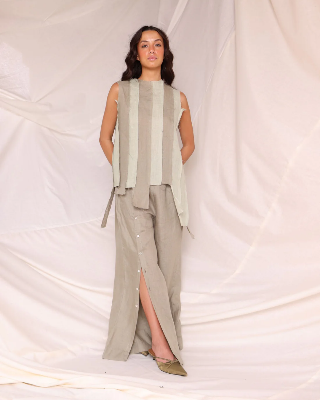 Brick Color Block Top