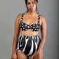 Balconette Underwired Bikini Top - Noir Dot