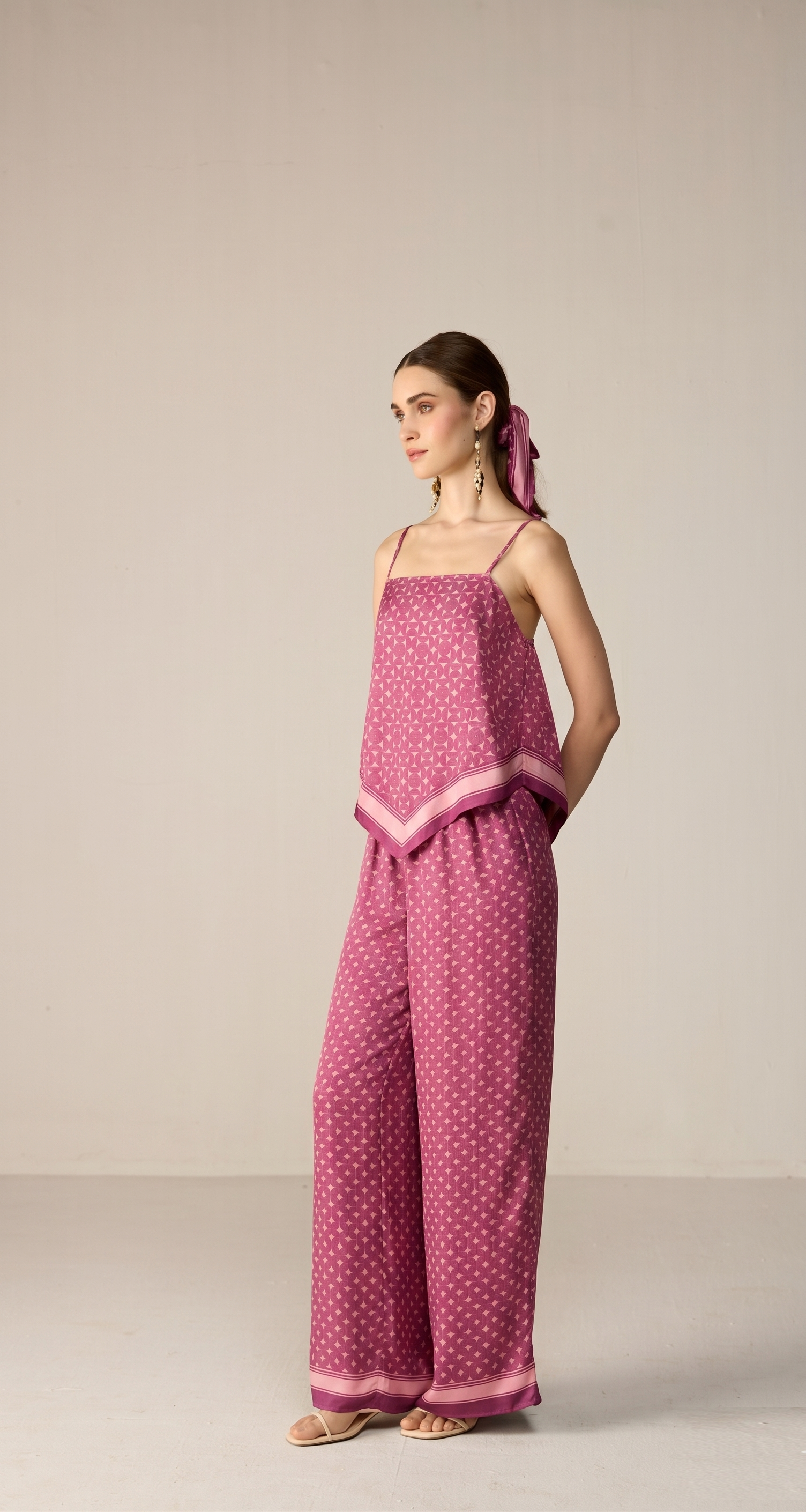 Yuna Top Co-ord Set - Orbit Berry