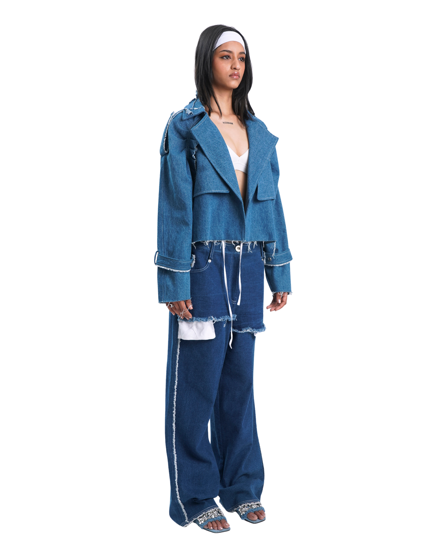Lay-Rd Denim Jacket- BLUE
