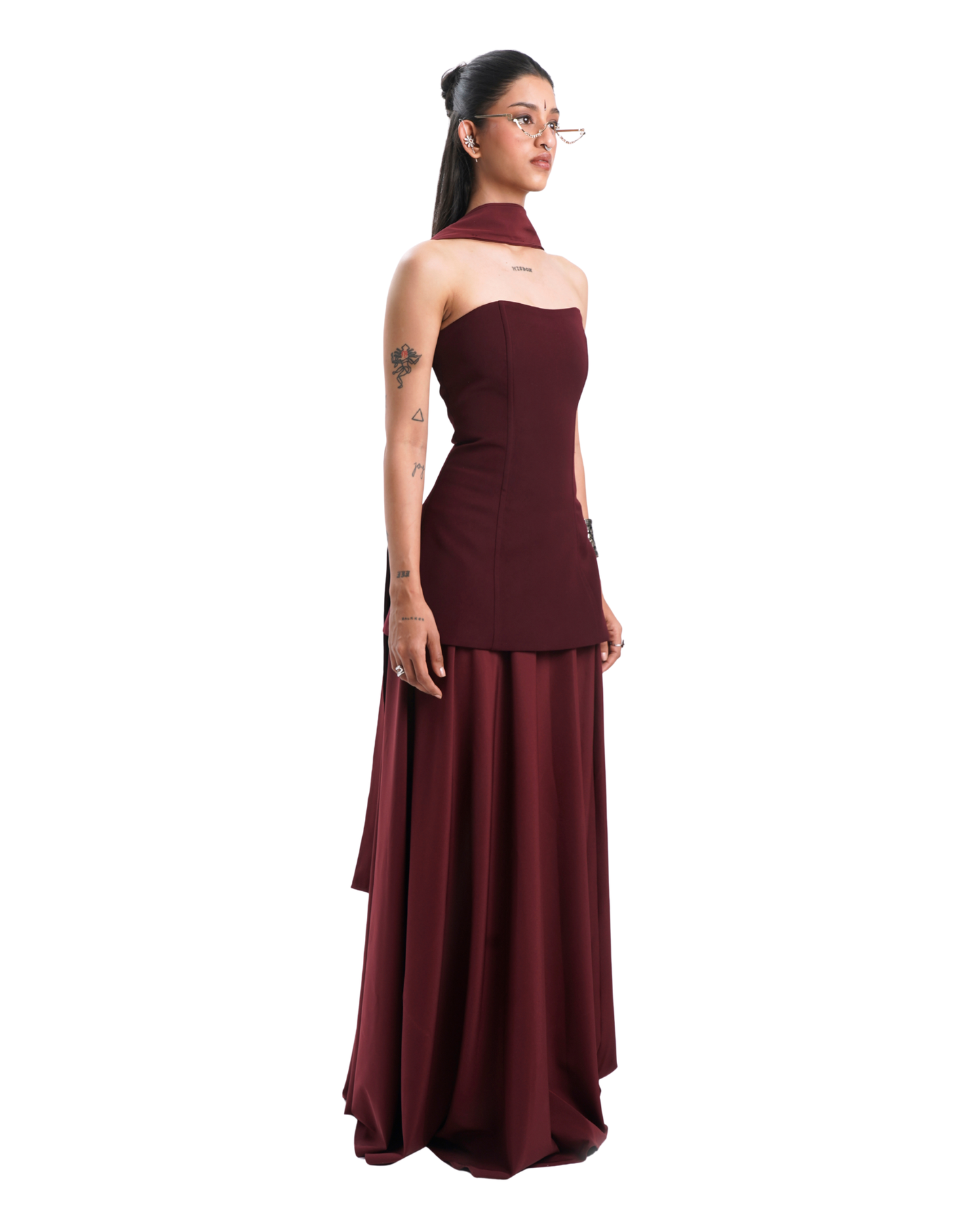 IRA CORSET- MERLOT