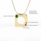 Edge Mega Pendant with Gems