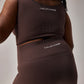 SEAMLESS SQUARE BRA - COFFEE