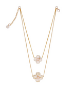 OYSTER NECKLACE LONG PENDANTS (SET OF 2)