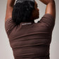 SEAMLESS TSHIRT - COFFEE