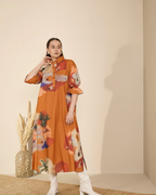 Cascade Dress in Mystic Lagoon Print