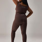 SEAMLESS LEGGINGS - COFFEE