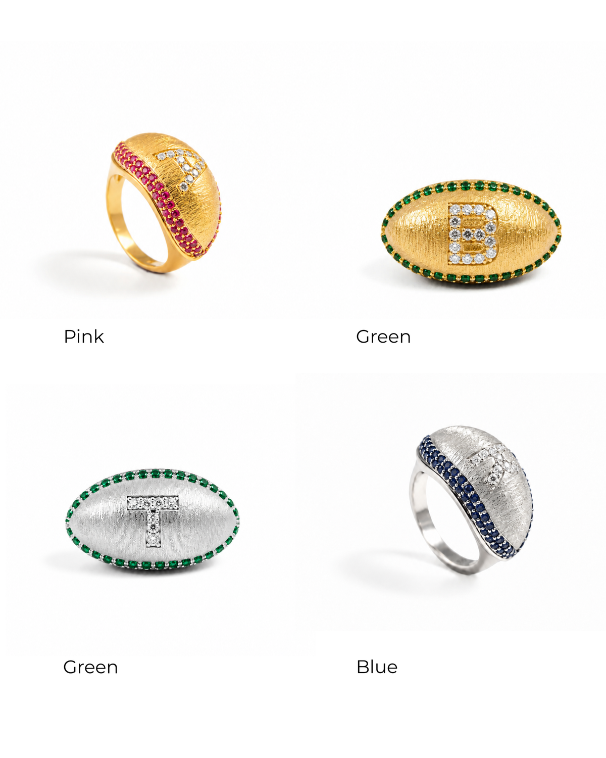 Eclipse Letter Ring