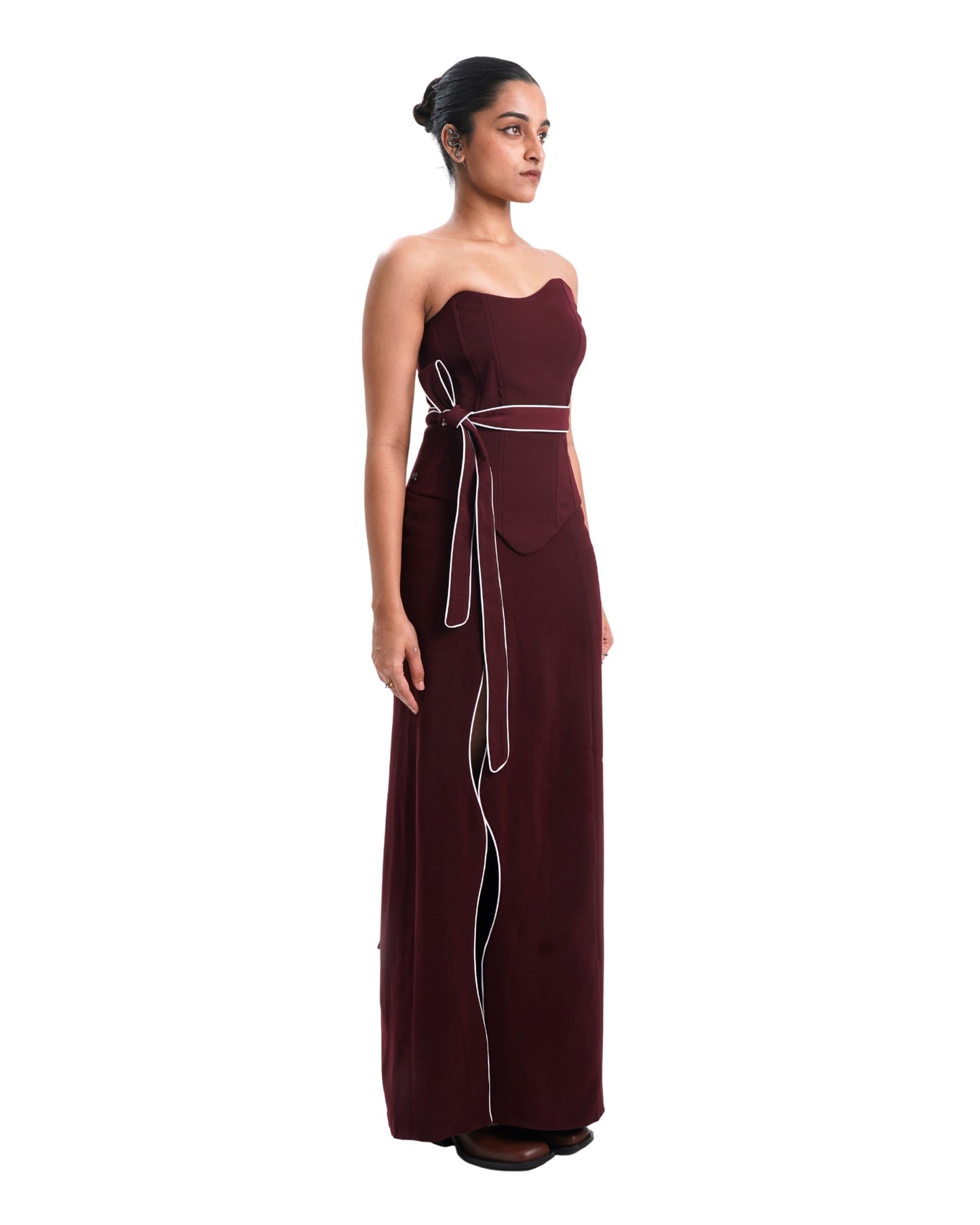 CURVE CORSET- MERLOT