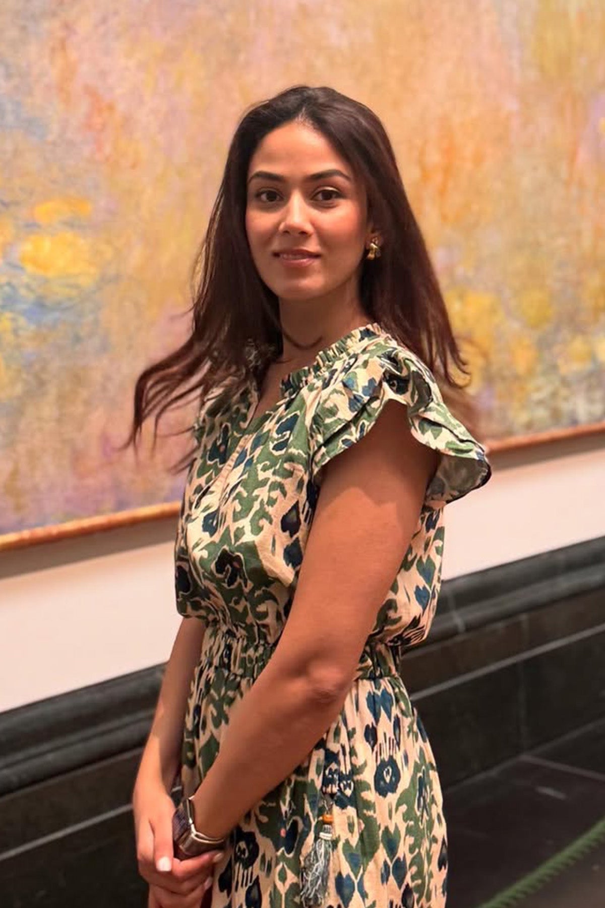 Mira Kapoor in Alexa Maxi Dress