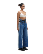 BLEACHED JEANS - BLUE