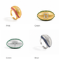 Eclipse Letter Ring