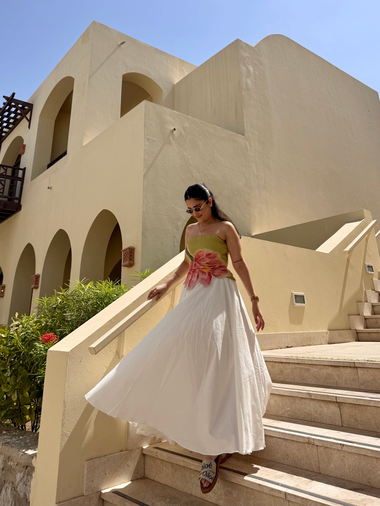 Margot Set in Tuscan Olive Print