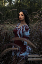 Sunset Pleated Dress