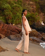 Eri Elasticated Pants - Beige