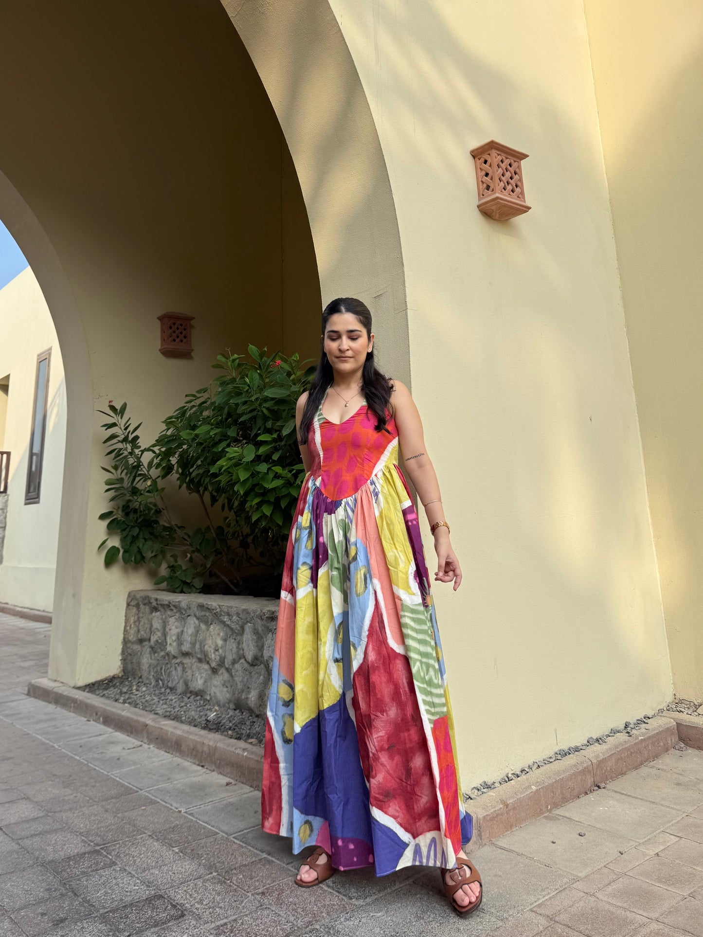 Solea Dress in Florentine Mosaic Dress