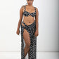 Classic Long Sarong - Noir Dot