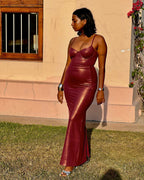 Long Tube Skirt- Copper Shimmer