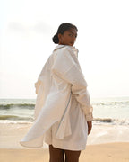 Aster Embroidered Shirt - Blue