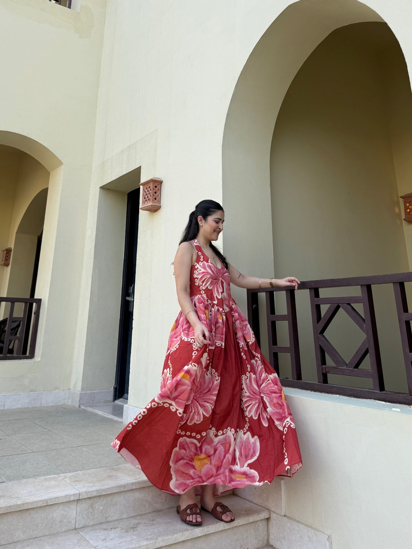 Solea Dress in Bubbly Spritz Print