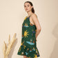 Ember Dress in Hidden Spring Print (Green)