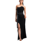 CURVE SKIRT- BLACK