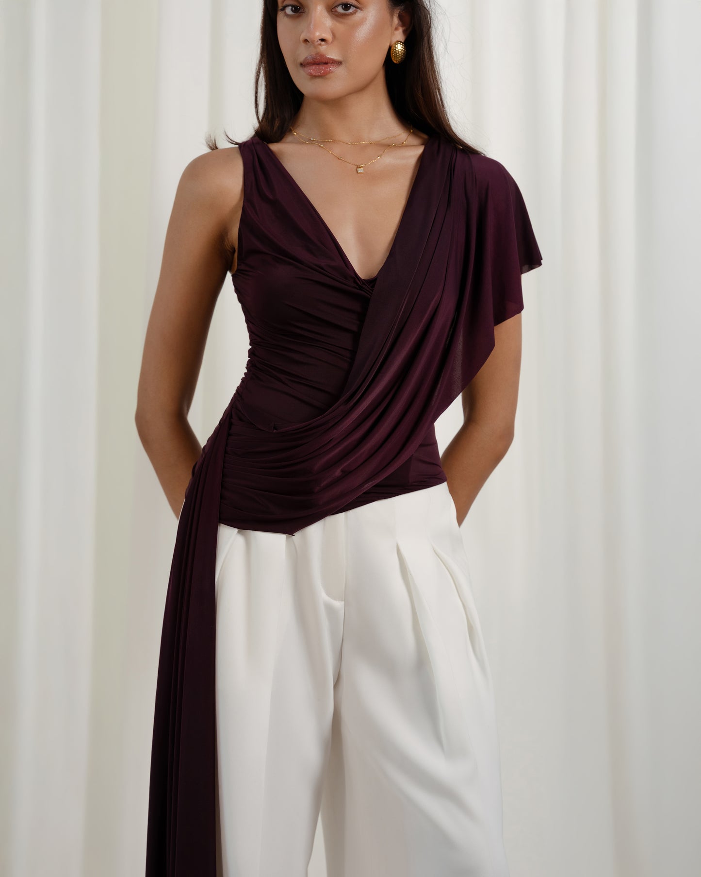 Chandelier Top (Burgundy)