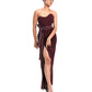 CURVE SKIRT- MERLOT