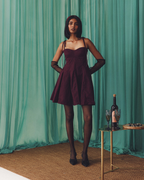 St. Tropez Dress: Maroon
