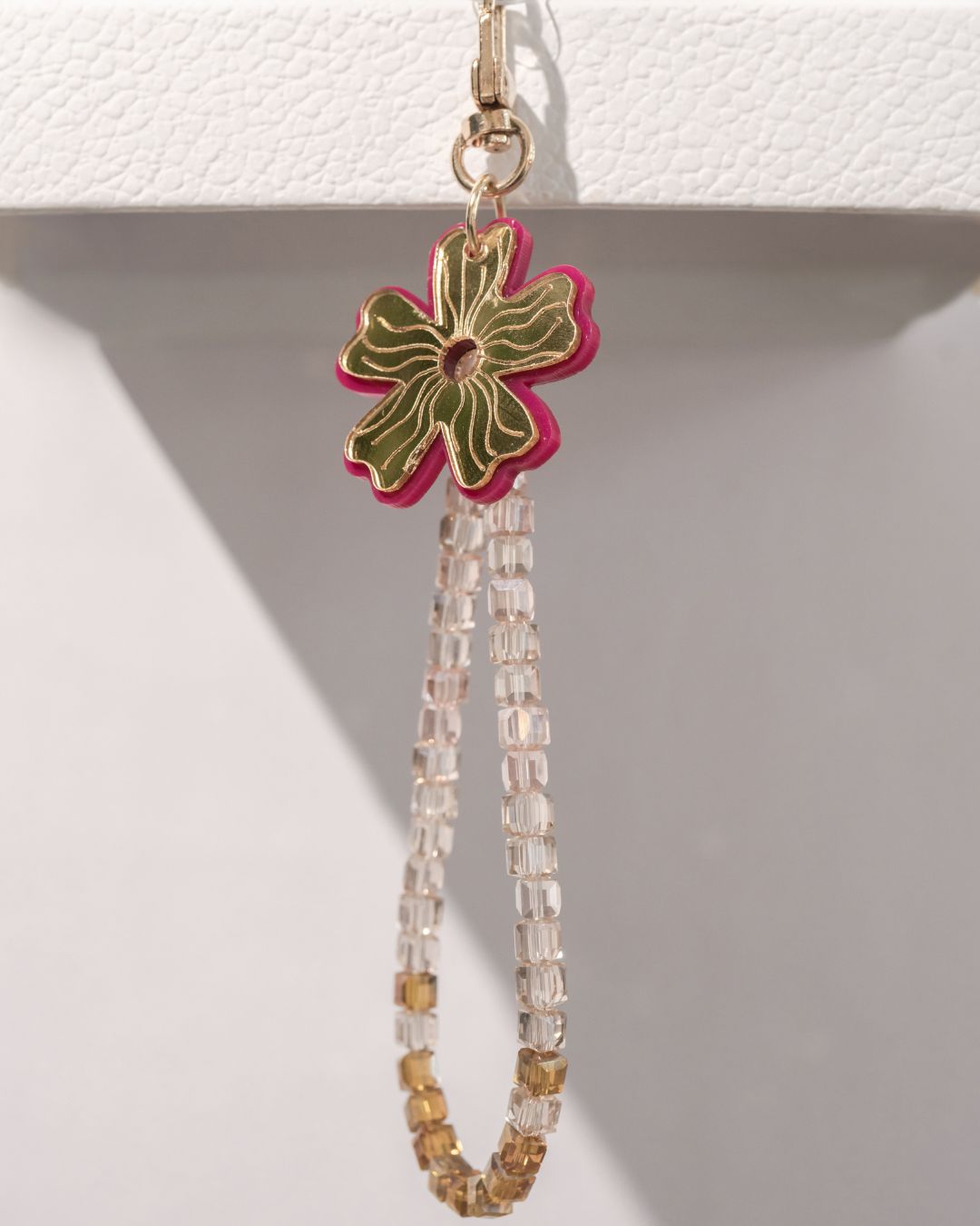 HONEYDRIP SHORT CRYSTAL PHONE STRAP