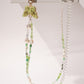GREEN ELARA LONG CRYSTAL PHONESTRAP