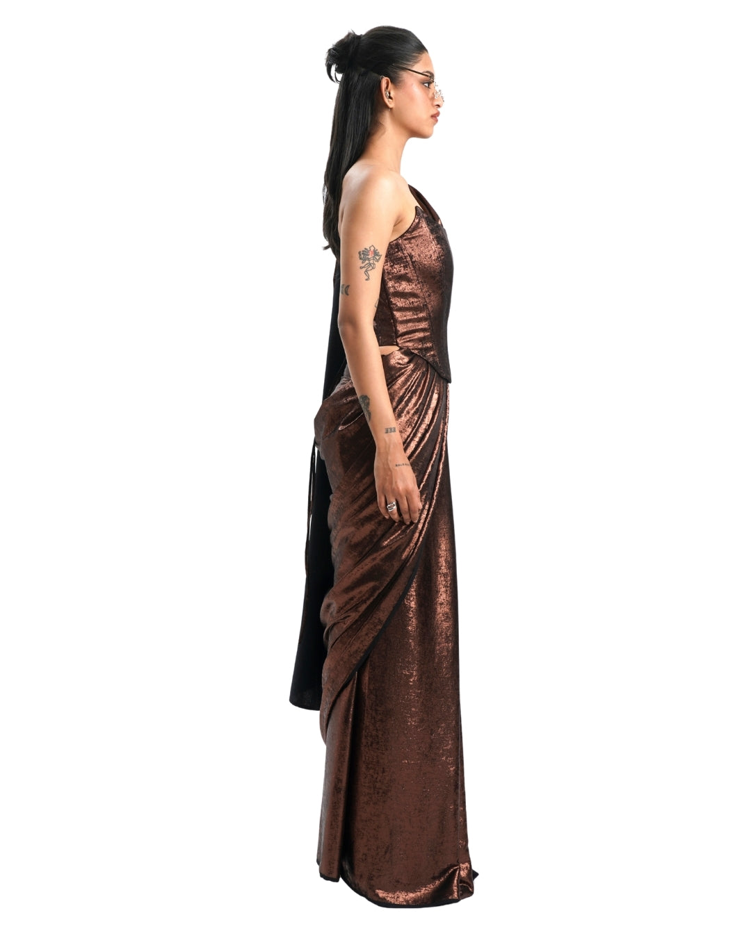 COPPER SHIMMER SAREE