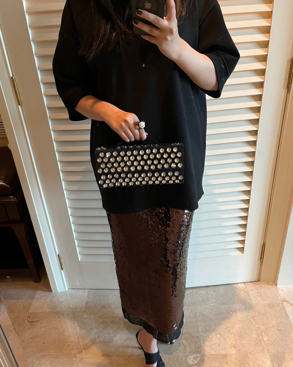 Fūtō Bag - Silver Polka