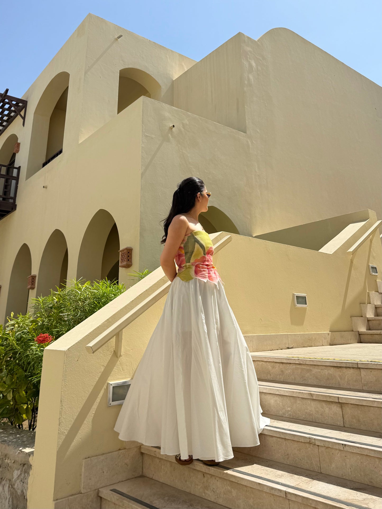 Margot Set in Tuscan Olive Print