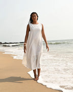 Eda Patch Dress- Blue