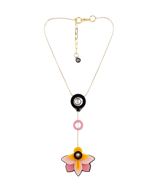 THE PINK DAFFODIL NECKLACE