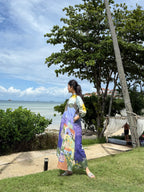 Dora Dress in Coastal Serenade Print