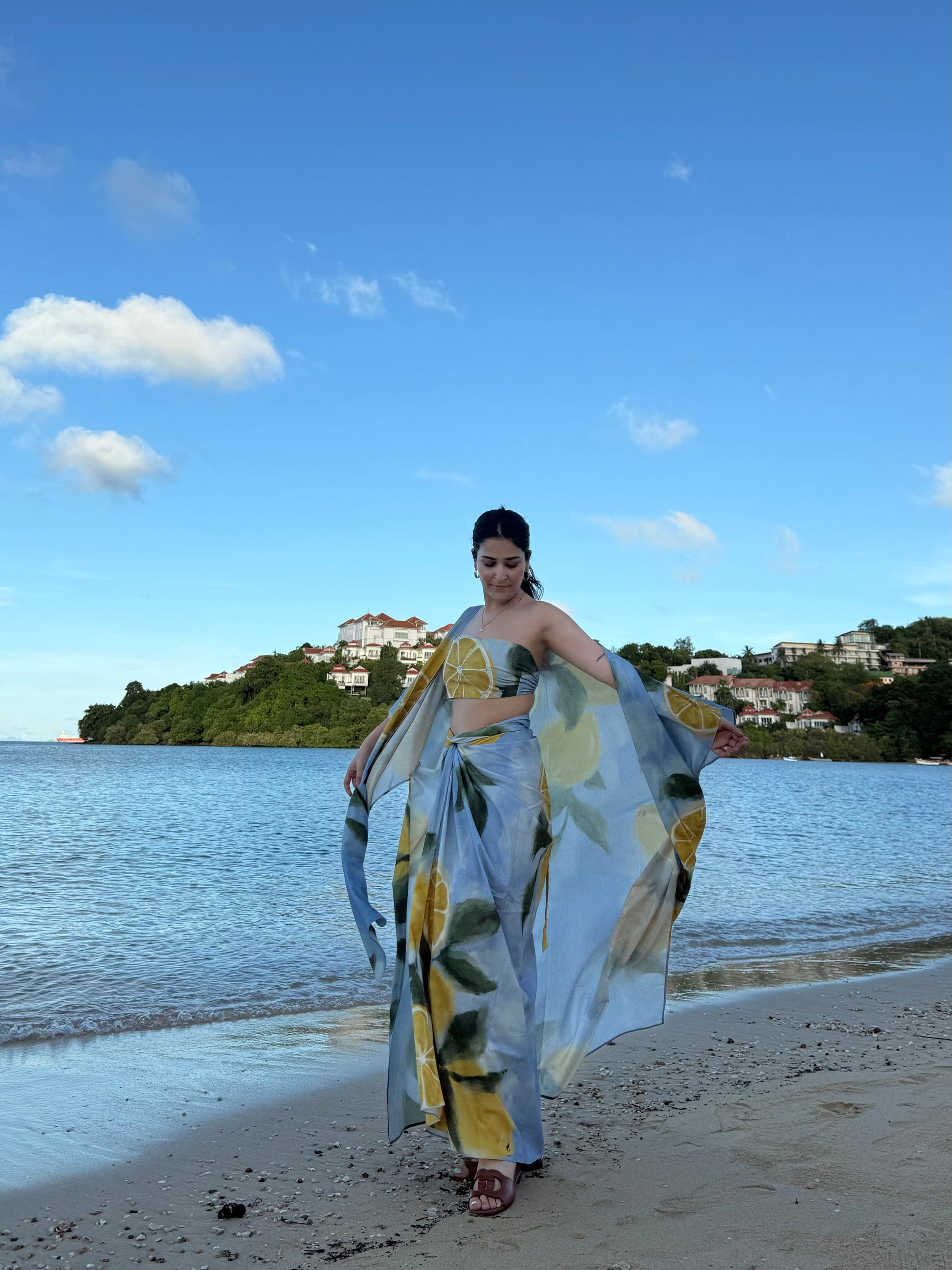 Sabbia Set in Limoncello Print