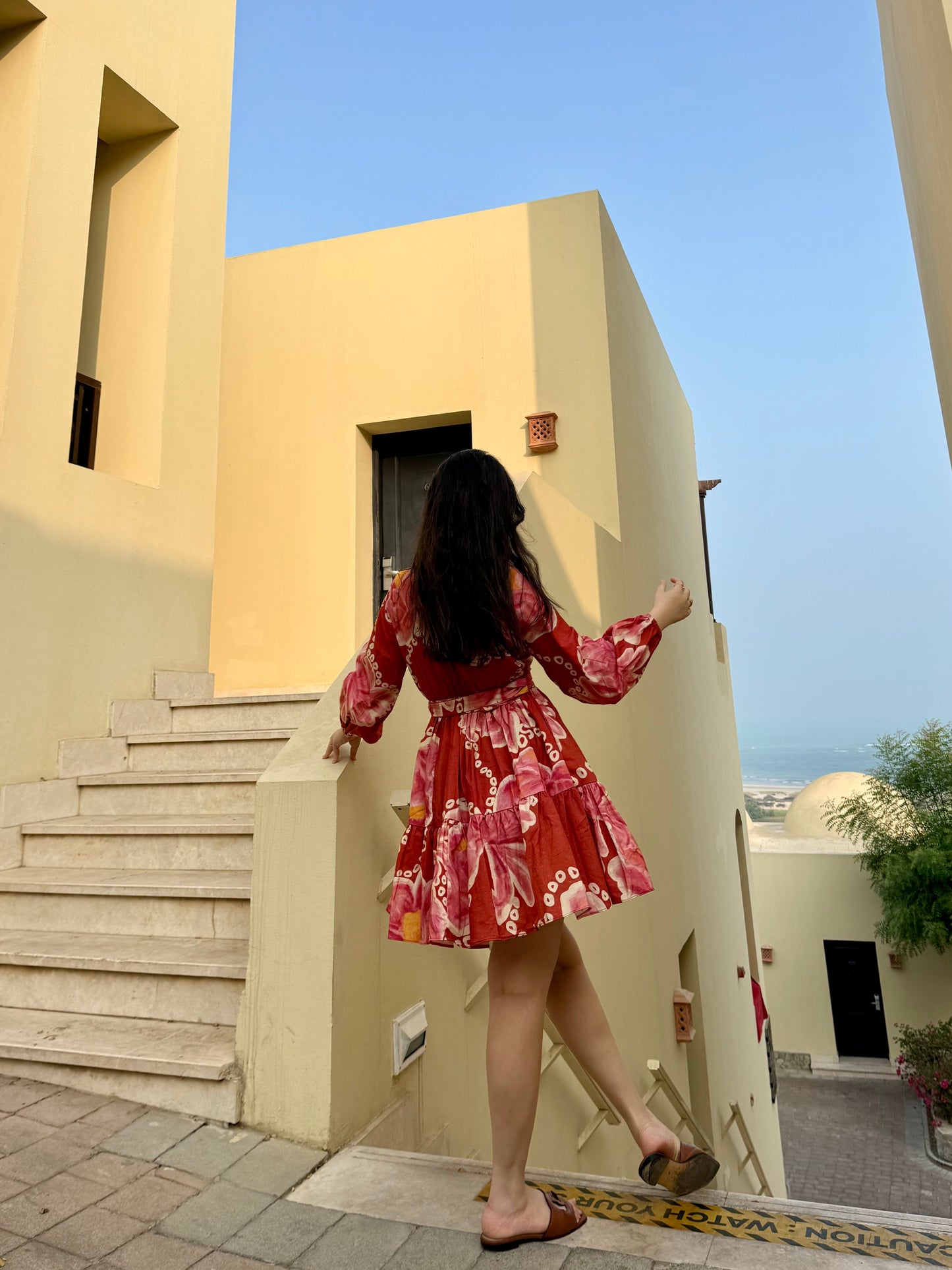 Rosabella Dress in Bubbly Spritz Print