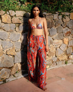 Cayenne Wave Lounge Trousers with Pockets