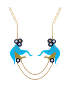 THE BLUE PEONY NECKLACE