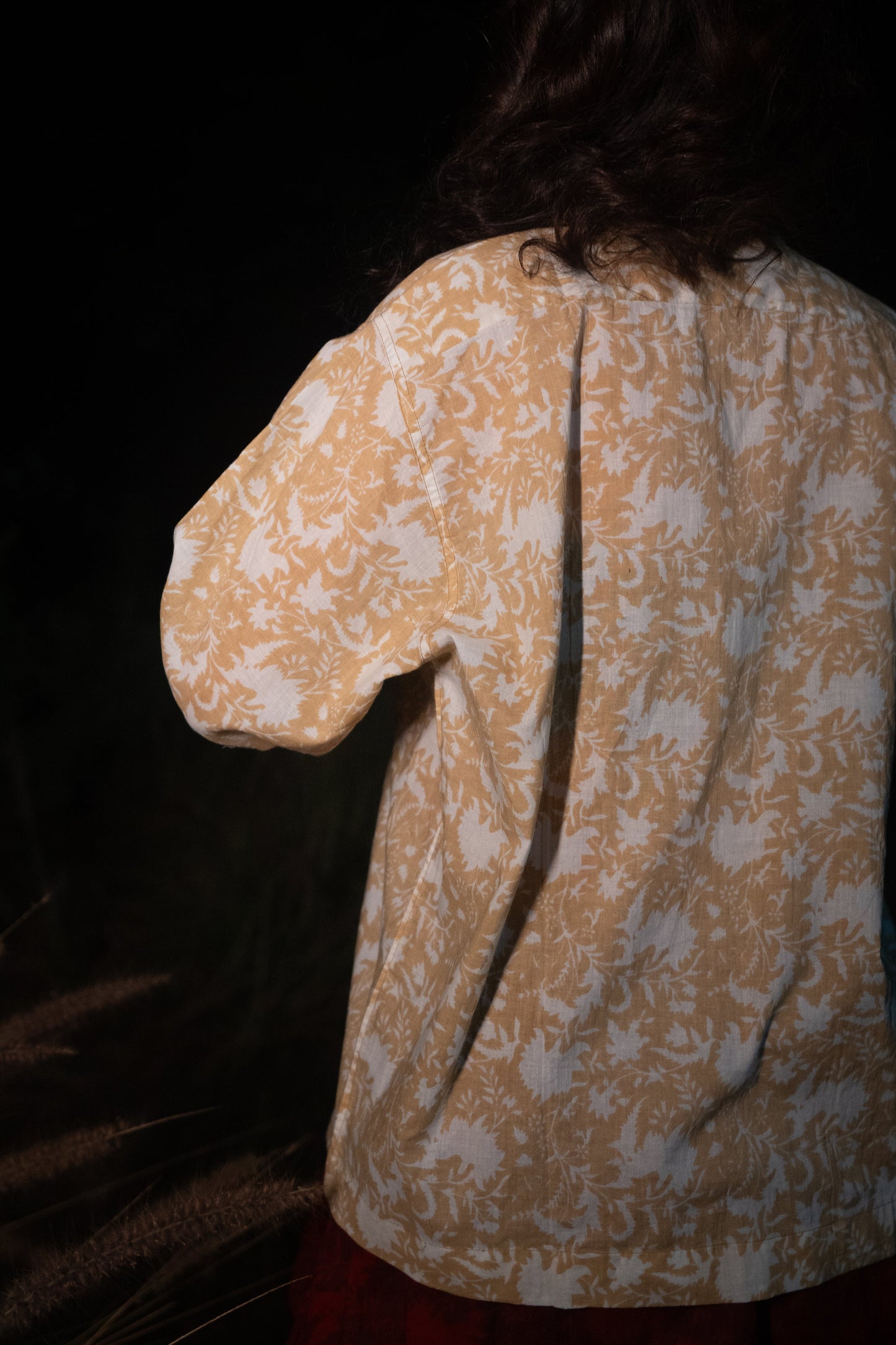 Kiro Cuban Collar Shirt - Beige